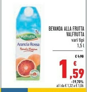 Conad Superstore Valfrutta Succhi di frutta offerta