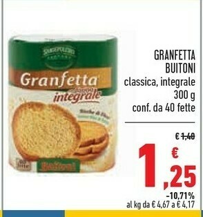 Conad Superstore Buitoni Fette biscottate offerta