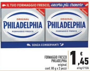 Conad Superstore Philadelphia Formaggio spalmabile offerta