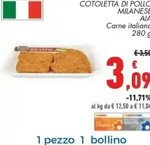 Conad Superstore Aia Cotolette di pollo offerta