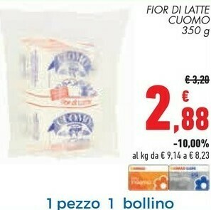 Conad Superstore Cuomo Fior di latte offerta