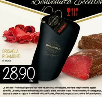 Conad Rigamonti Bresaola offerta