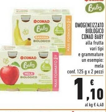 Conad Superstore Omogeneizzati offerta