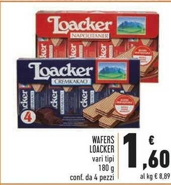 Conad Superstore Loacker Wafer offerta