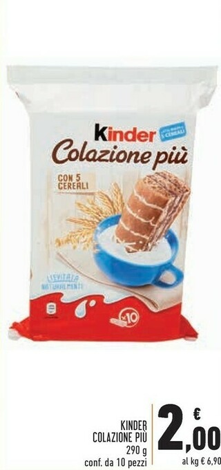 Conad Superstore Kinder  Colazione Più offerta