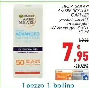 Conad Superstore Garnier Crema solare offerta