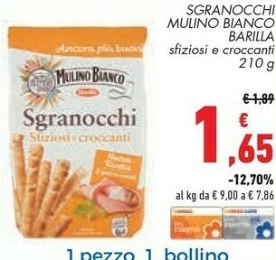 Conad Superstore Barilla Grissini offerta
