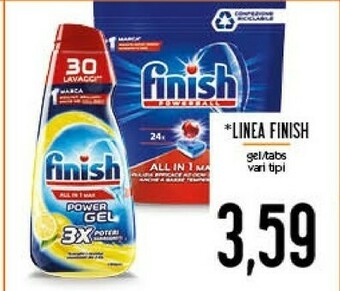 Conad Finish Detersivo lavastoviglie offerta