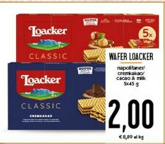 Conad Loacker Wafer offerta