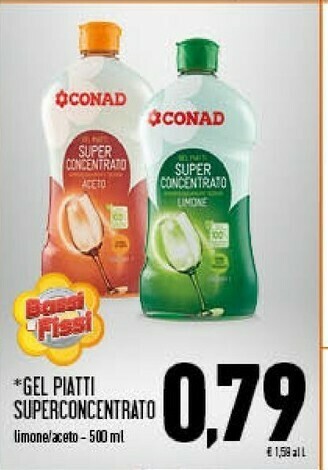 Conad Detersivo piatti offerta