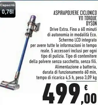 Conad Superstore Dyson Scopa elettrica offerta