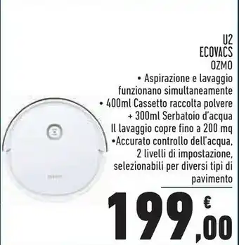 Conad Superstore Ecovacs Robot aspirapolvere offerta