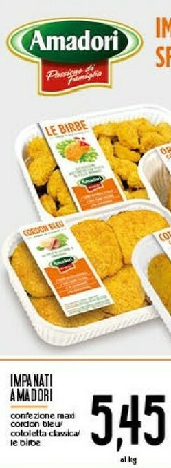 Conad Amadori Cordon bleu offerta