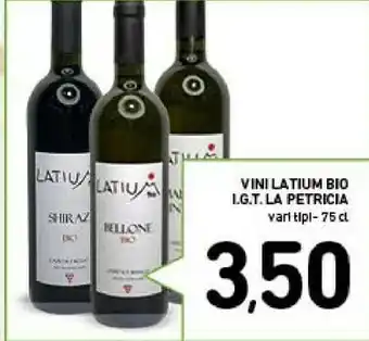 Conad La Petricia Vini Latium Bio Lgt offerta