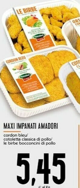 Conad Amadori Cordon bleu offerta
