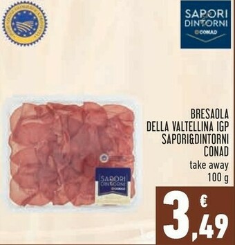 Conad Sapori Bresaola offerta