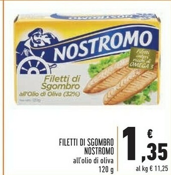 Conad Nostromo Filetti di sgombro offerta