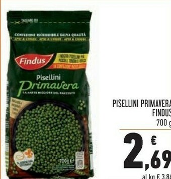 Conad Findus Piselli offerta
