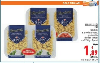 Conad Fini Modena Pasta ripiena offerta