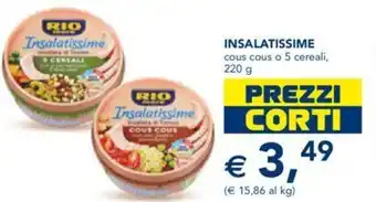 Esselunga Rio Mare Insalatissime cous cous o 5 cereali,220 g offerta
