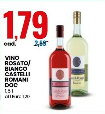 Eurospin Castelli romani Vino 1500 G(ml) offerta