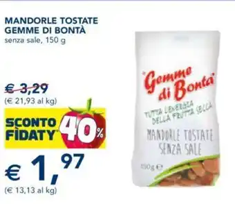 Esselunga Gemme di Bonta' Mandorle Tostate 150 g offerta
