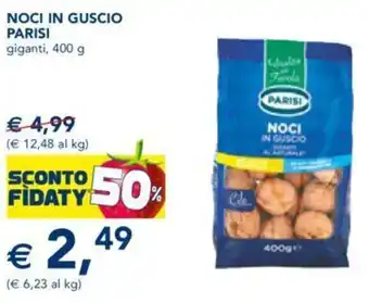 Esselunga Parisi Noci in Guscio giganti 400 g offerta