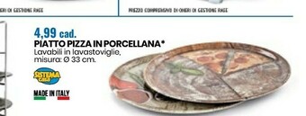 Eurospin Piatto Pizza In Porcellana offerta