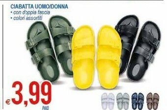 MD Discount Ciabatta Uomo/ Donna offerta