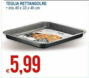 MD Discount Teglia Rettangolare offerta