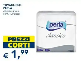 Esselunga perla Tovagliolo classico, 2 veli,conf. 100 pezzi offerta
