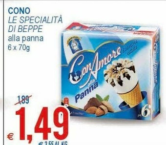 MD Discount Le Specialita Di Beppe Cono Alla Panna offerta