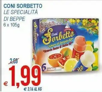 MD Discount Le Specialita Di Beppe Coni Sorbetto offerta