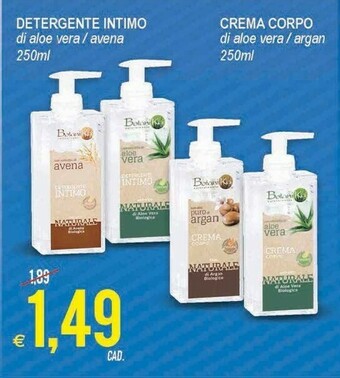 MD Discount Botanika Crema Corpo Di Aloe Vera/ Argan offerta