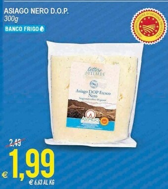 MD Discount Asiago Nero DOP offerta