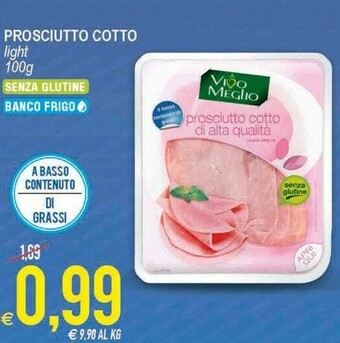 MD Discount Vivo Meglio Prosciutto Cotto Light offerta