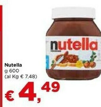 Metà Crema al cioccolato offerta