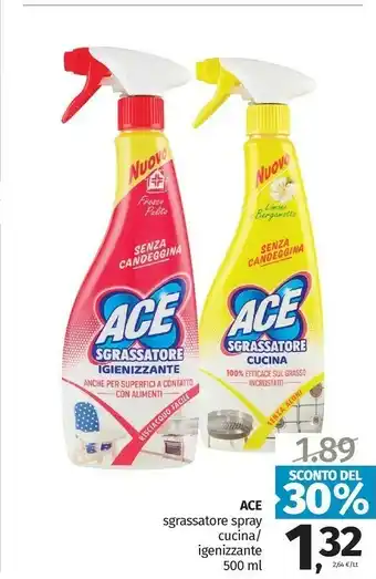 Pam Ace Sgrassatore Spray Cucina/ Igenizzante offerta