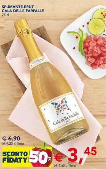 Esselunga Cala Delle Farfalle Spumante Brut 75 cl offerta