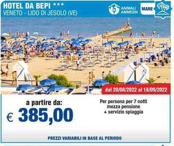 MD Discount Hotel da Bepi offerta