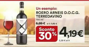 Coop Terredavino Poero Arneis Docg 750 Ml offerta