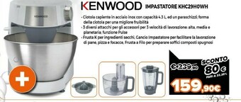 Expert Kenwood Impastatore Khc29h0wh offerta