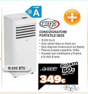 Expert Argo Condizionatore Portatile Iside offerta