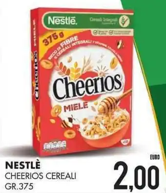 Mazzeo Giocattoli Nestlé Cheerios Cereali gr.375 offerta