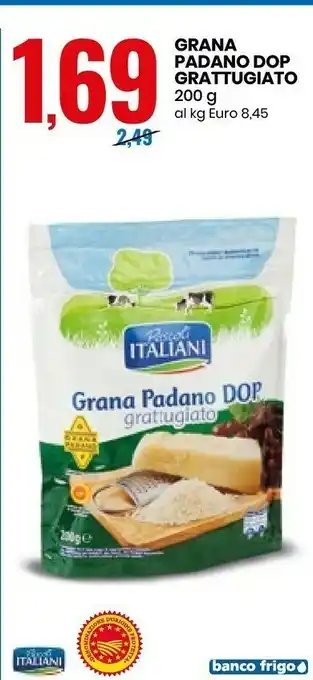 Eurospin Grana Padano DOP Grattugiato offerta
