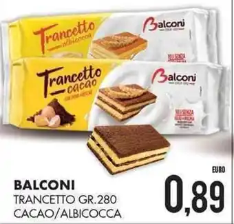 Mazzeo Giocattoli Balconi Trancetto gr.280 Cacao/Albicocca offerta