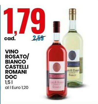 Eurospin Castelli Romani DOC Vino Rosato/bianco offerta