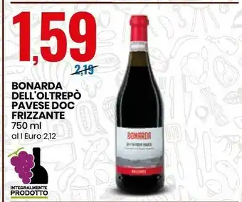 Eurospin Bonarda dell'Oltrepo Pavese Doc Frizzante offerta