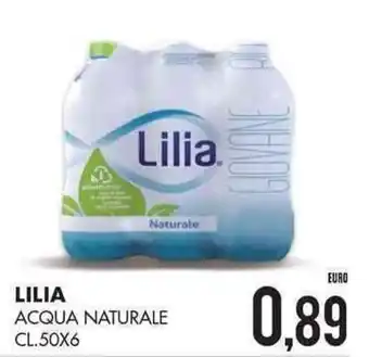 Mazzeo Giocattoli Lilia Acqua Naturale cl.50x6 offerta
