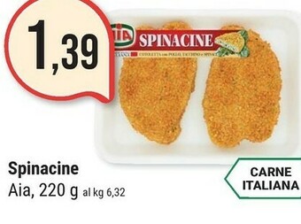 Supermercati Gulliver Aia Spinacine offerta